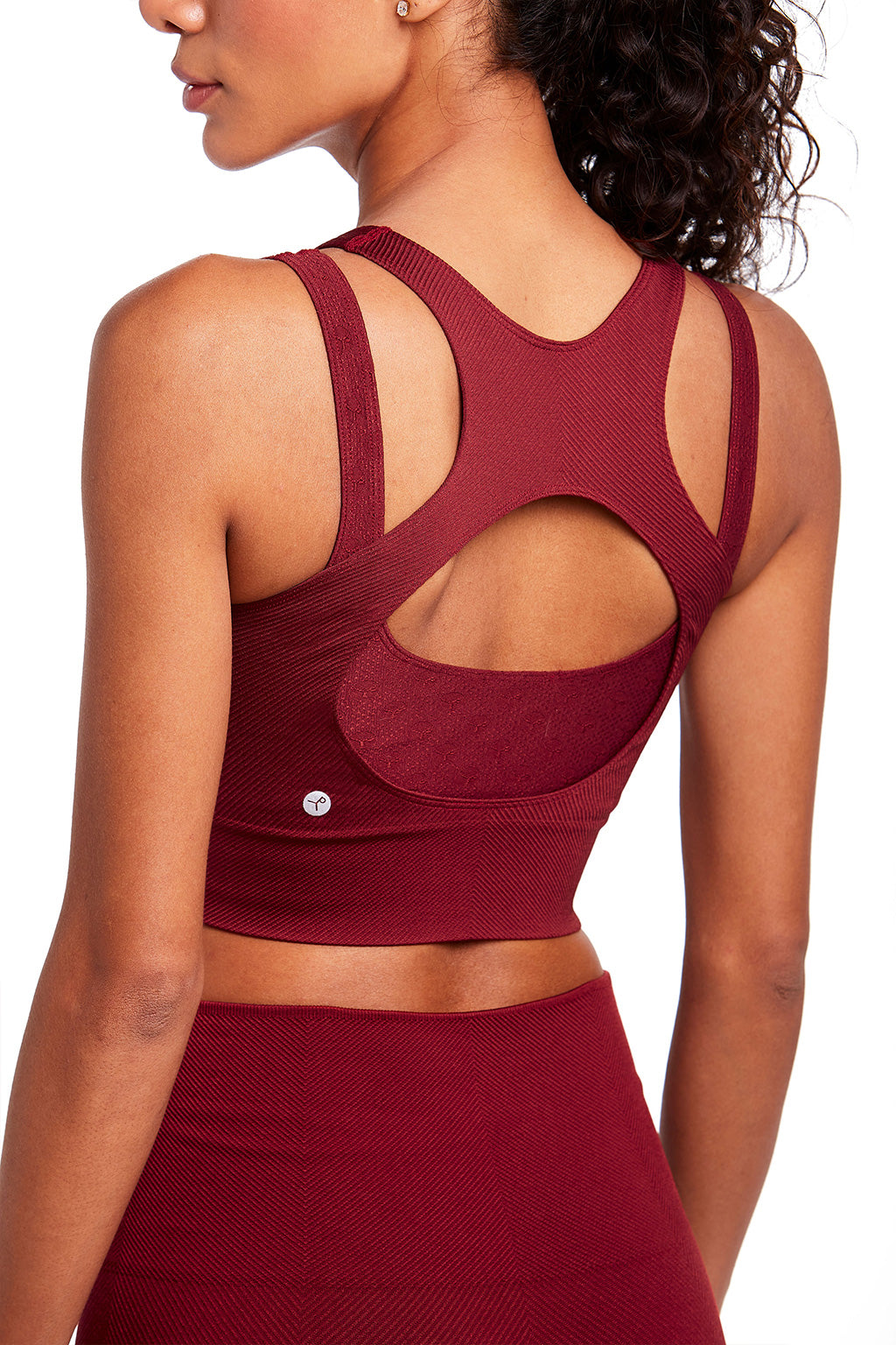 Brazilian Sports Top Twill Bra with Double Layer