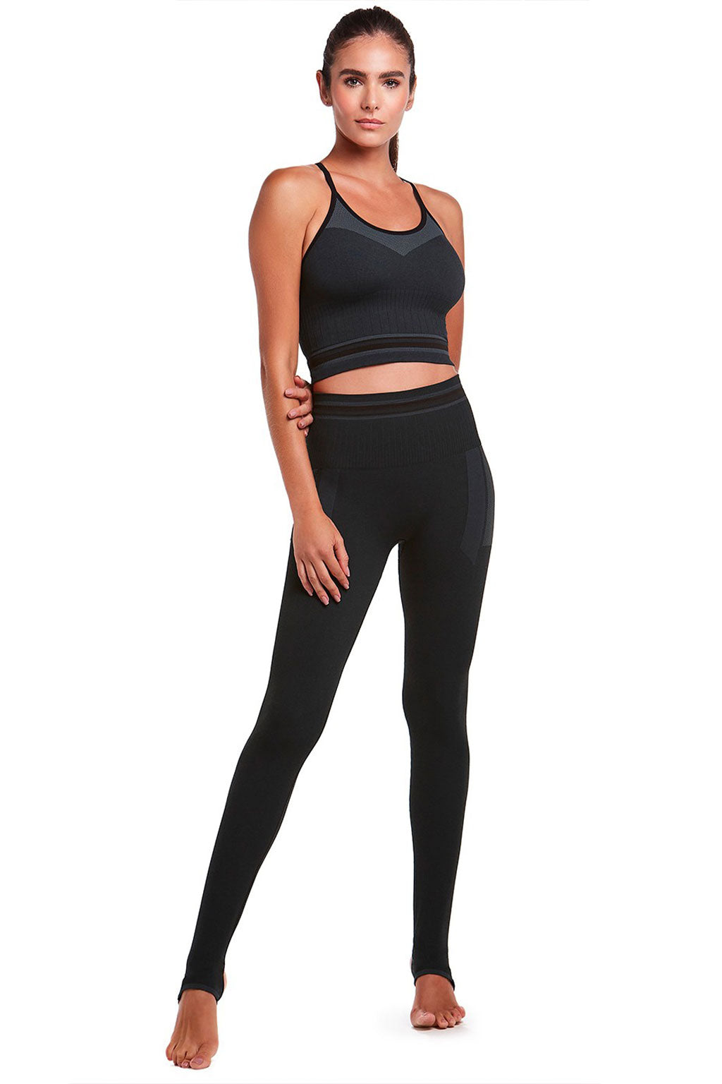 BASIC Top Cropped Fusion style Sport Bra