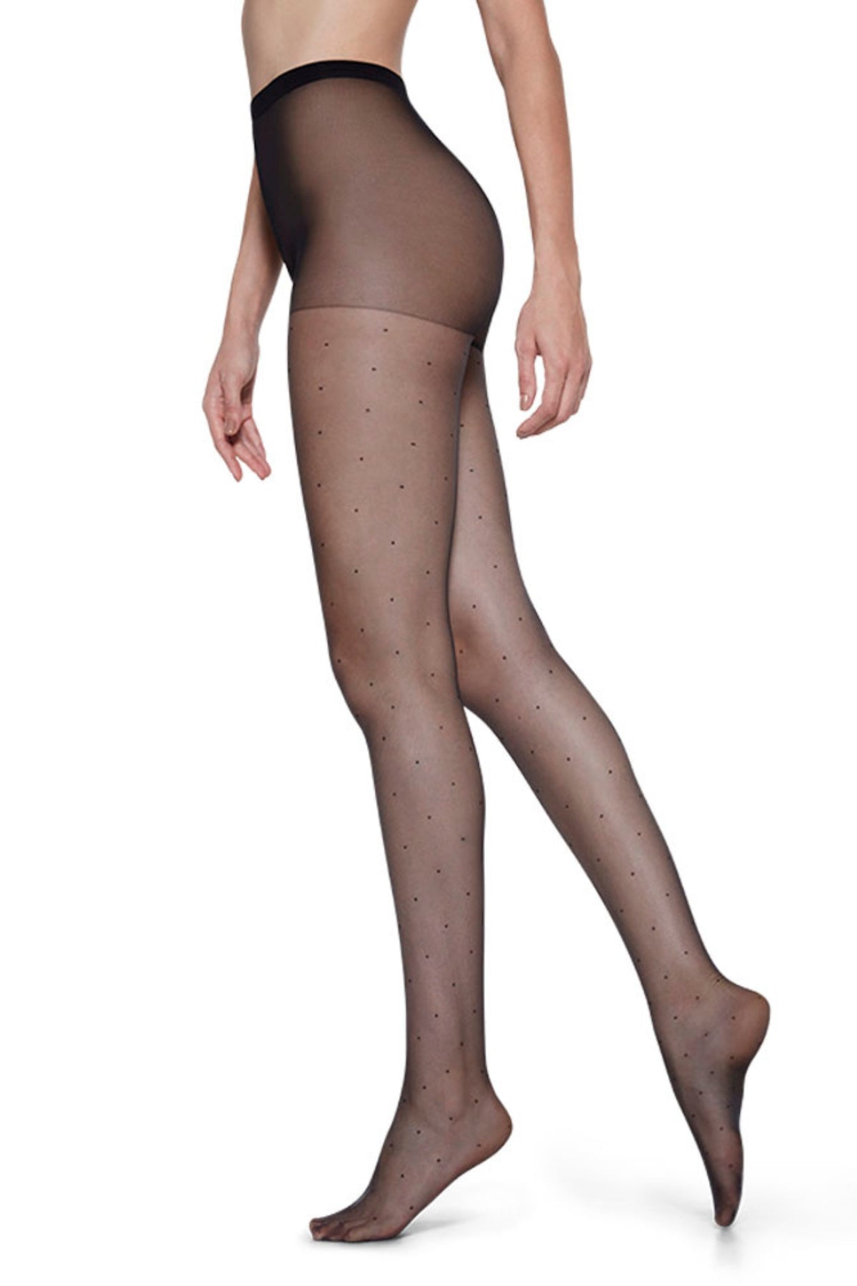 Loba Classic Polka-Dot Transparent Pantyhose Thread 15