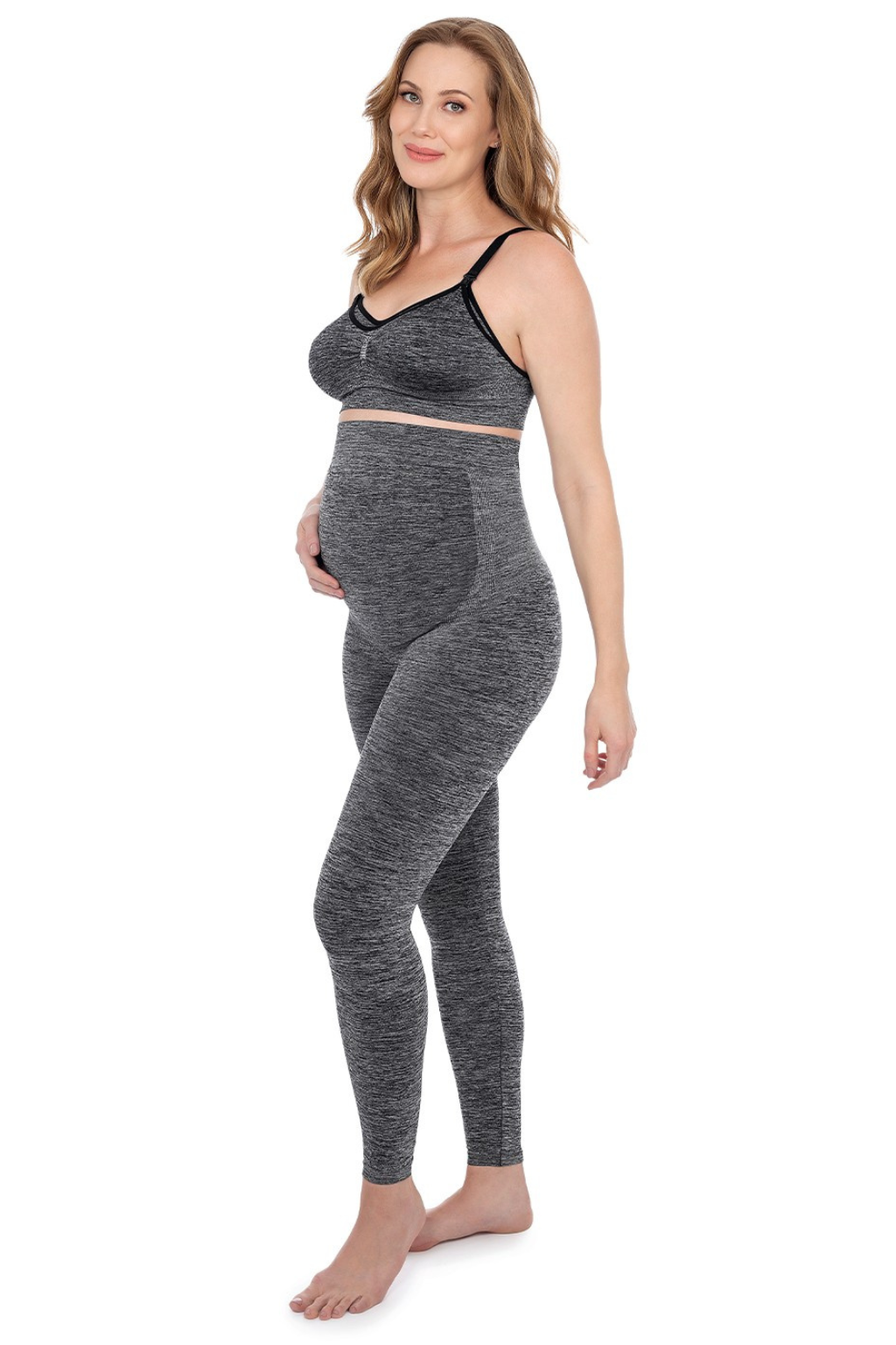 Plie Duomix Pregnant maternity Legging مشد حمل للحامل برازيلي اصلي بنطال حمل ملابس حمل