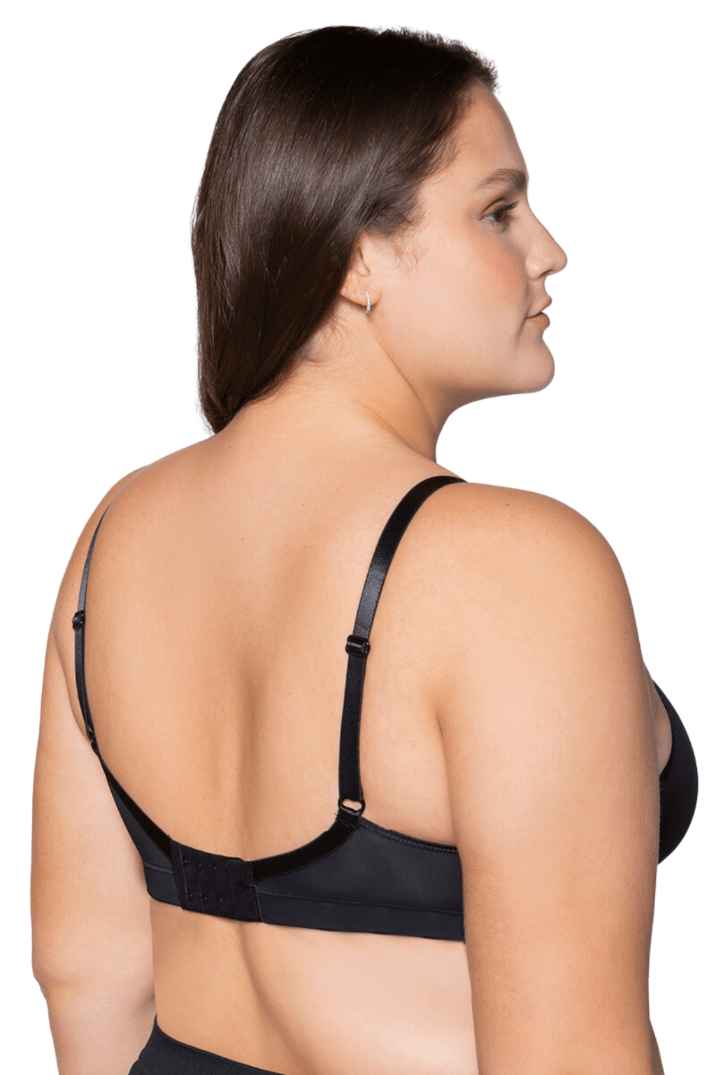 Plus Size Hoop Firmer Mold Support Bra With Rim