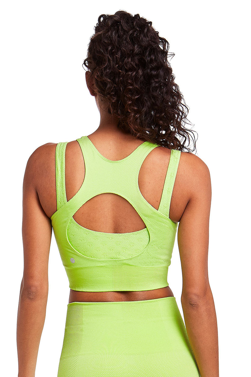 Brazilian Sports Top Twill Bra with Double Layer