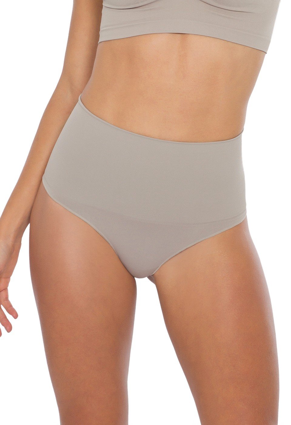 Plie Control Double Thread Body Shaping G-String Panties