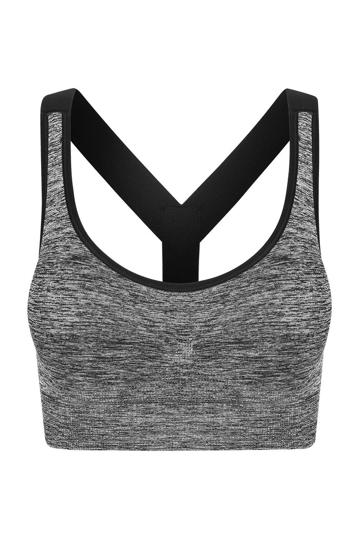 FITNESS Elastic Top Sport Bra with Bulge