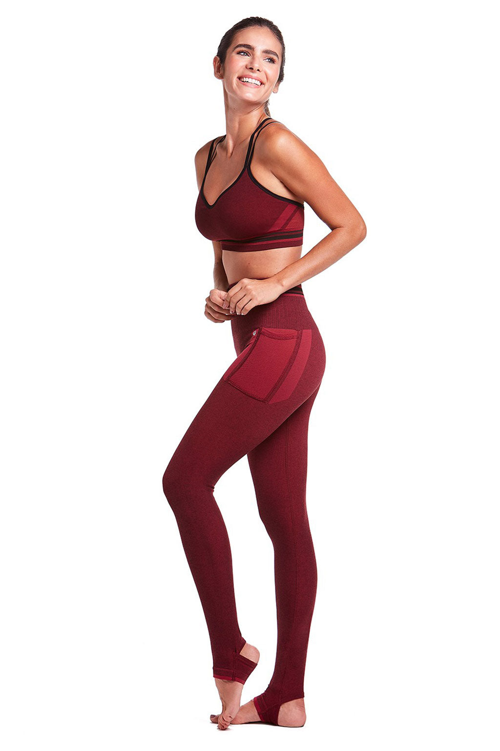 BASIC Fusion style Sport Legging with double and versatile waistband