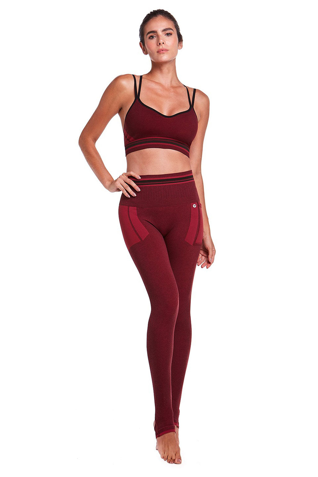 BASIC Fusion style Sport Legging with double and versatile