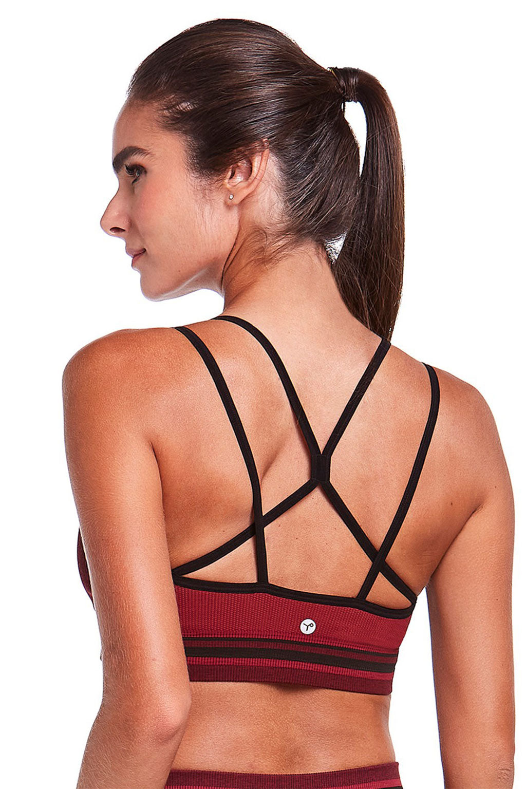 BASIC Top Fusion style Sport Bra with Removable Bulge