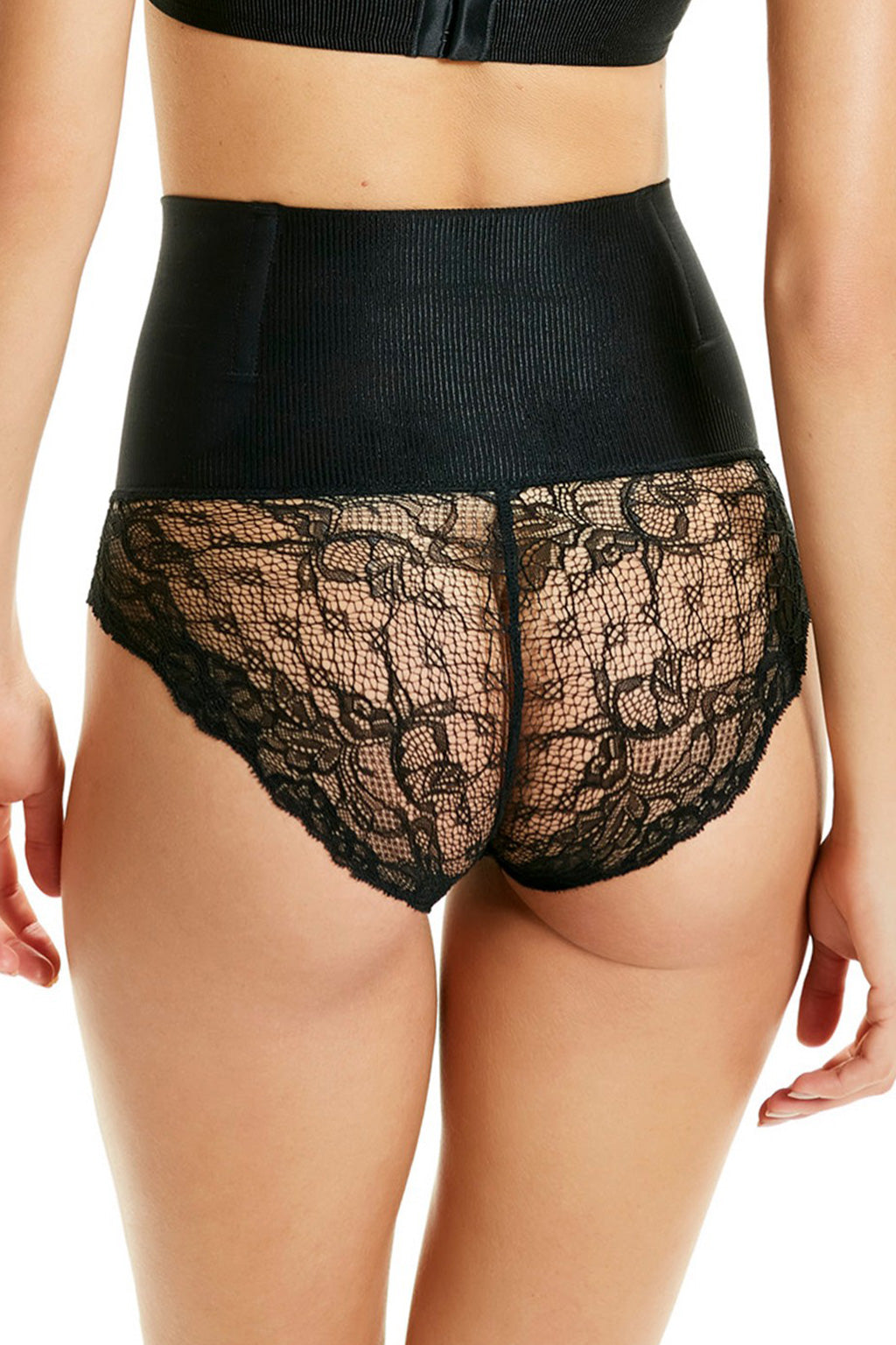 Brazilian SHADES Lace Panties Waist Corset