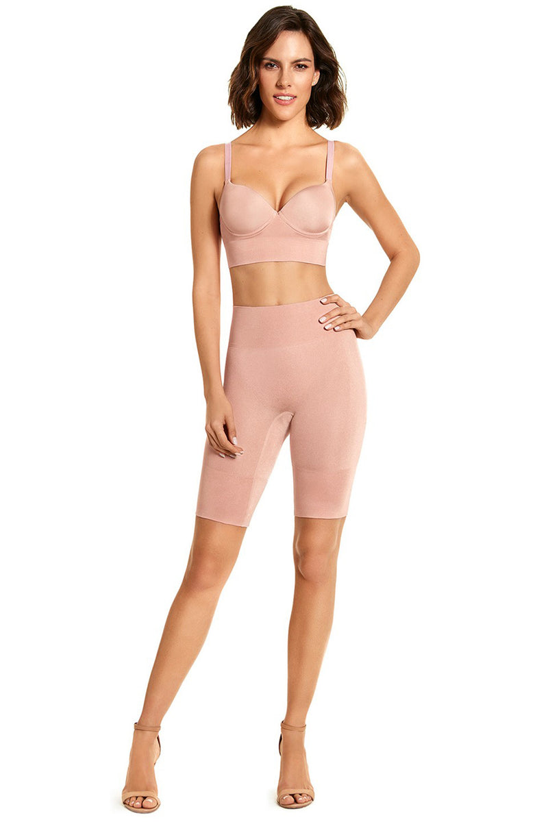 Bermuda shapewear, Brazilian shapewear high waist, light body compression