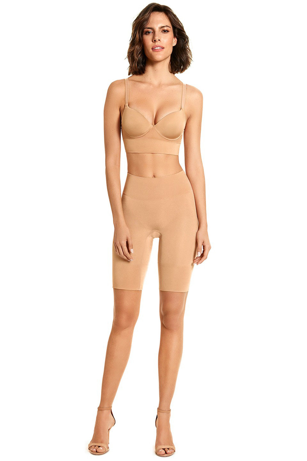 Strappy Contour Short To Knee - 602 – Bellissima Shapewear