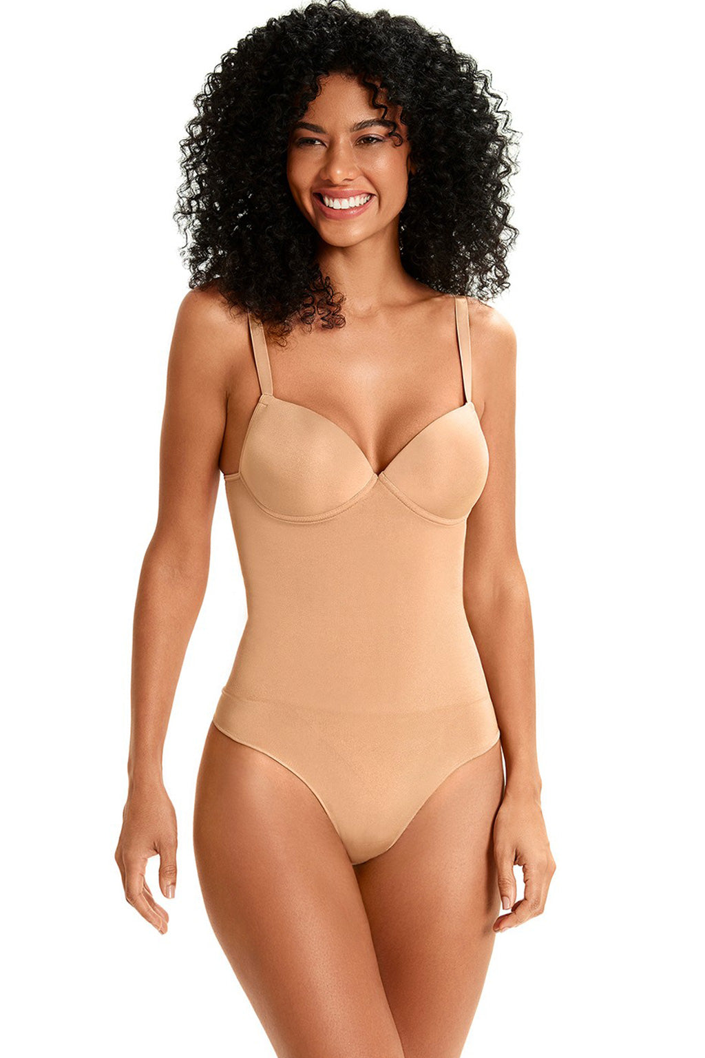 Backless Lace Bodysuit Foundation With Underwired Soft Cups Made